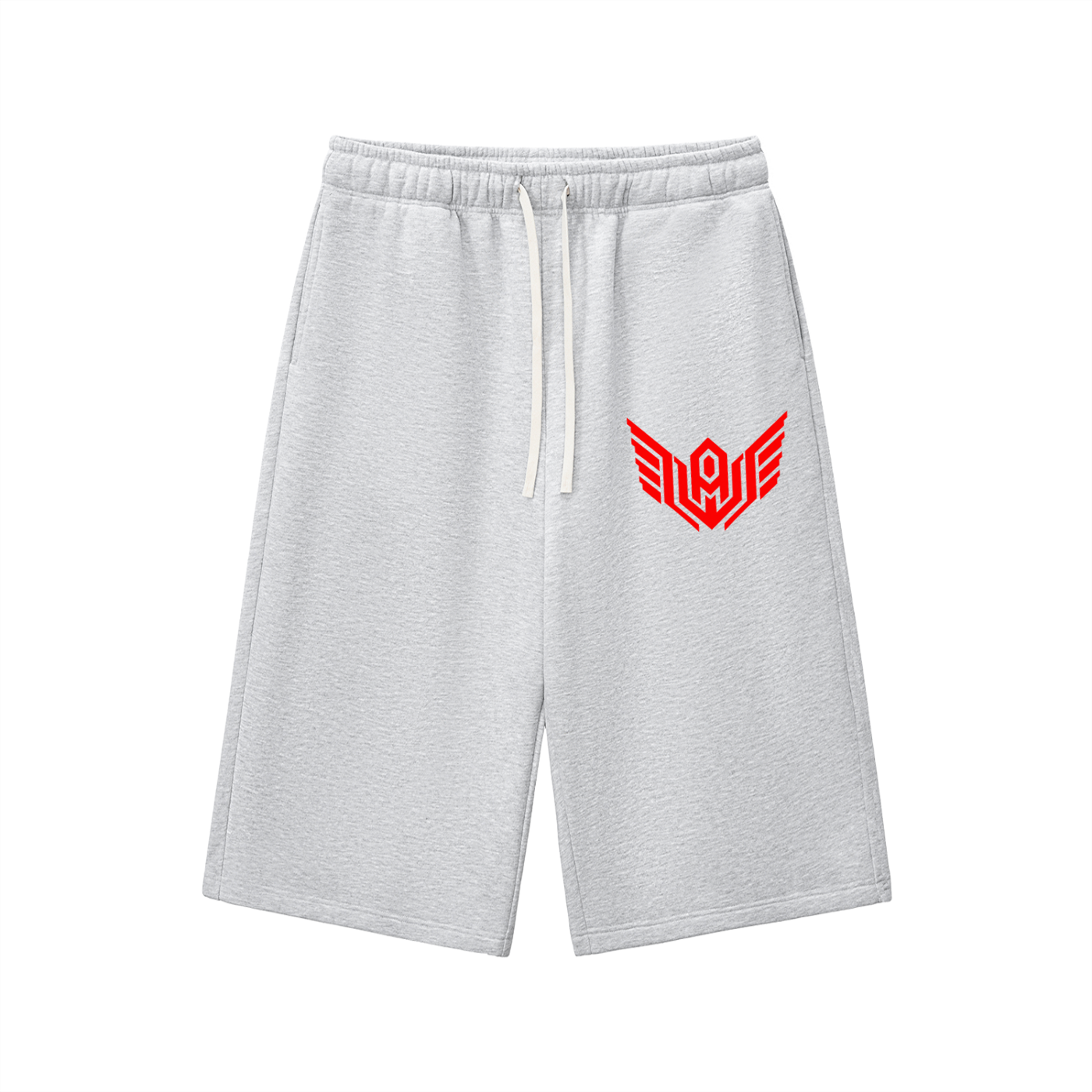 Relaxed Drawstring Three-quarter Sweatpants