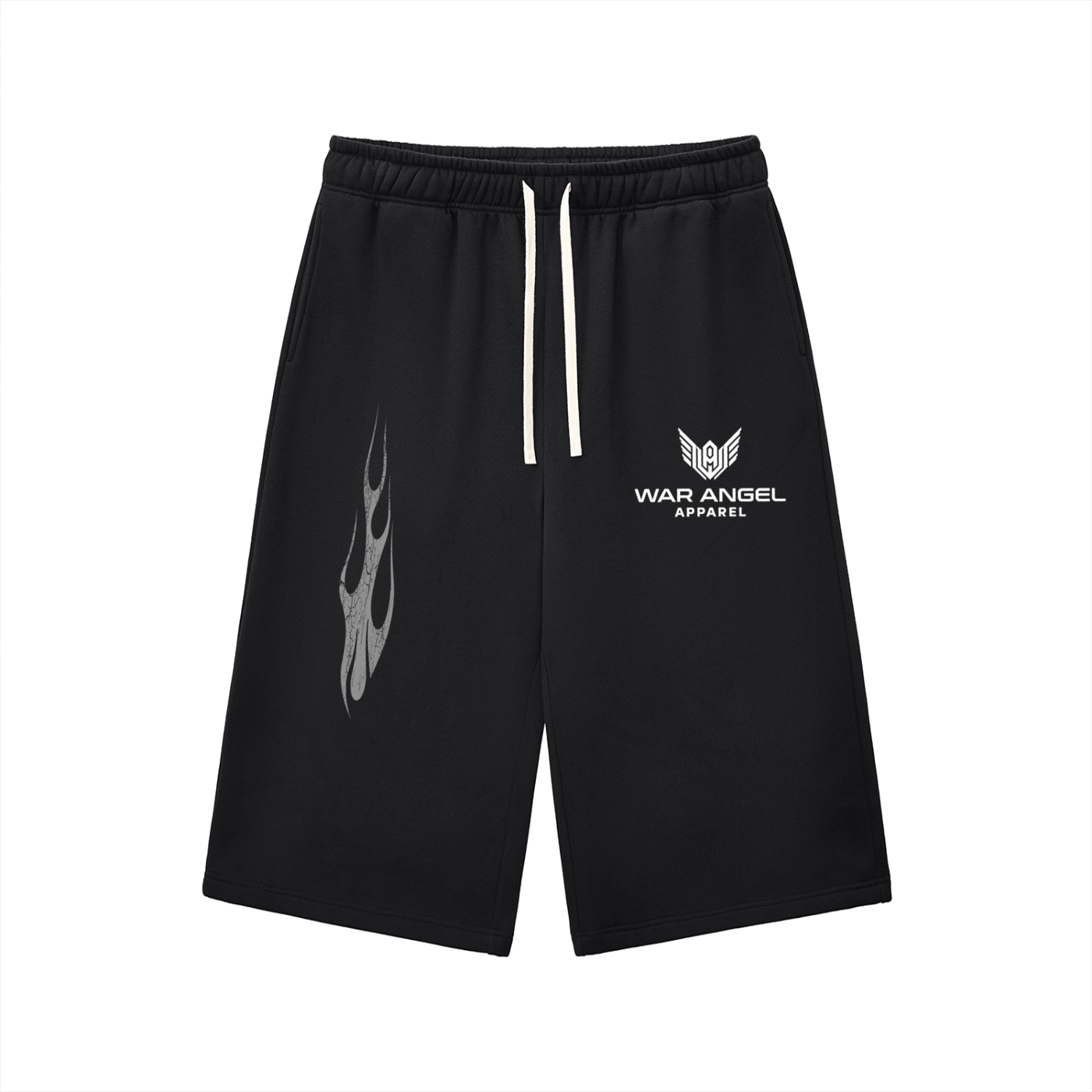 Relaxed Drawstring Three-quarter Sweatpants