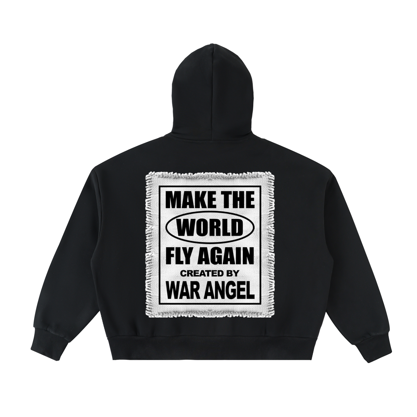 Fleeced Full-Zip Boxy Hoodie
