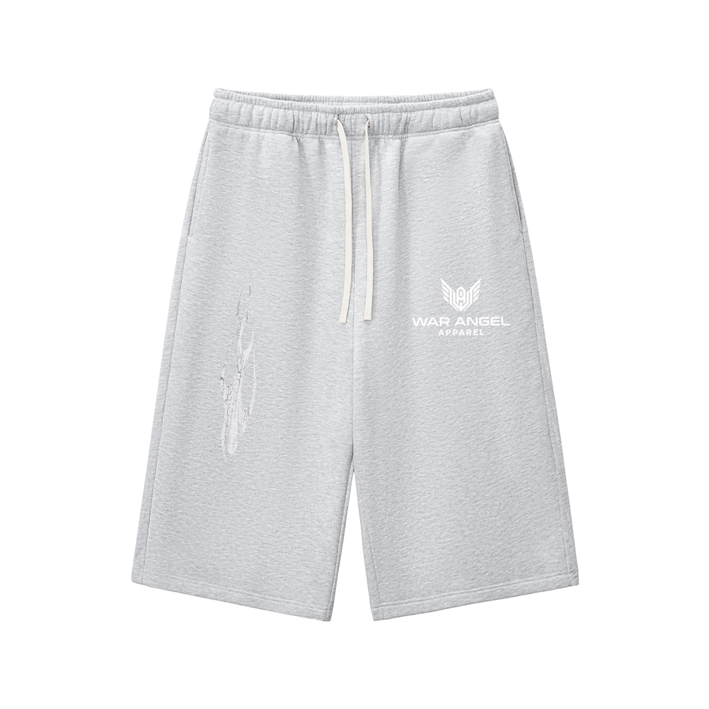 Relaxed Drawstring Three-quarter Sweatpants