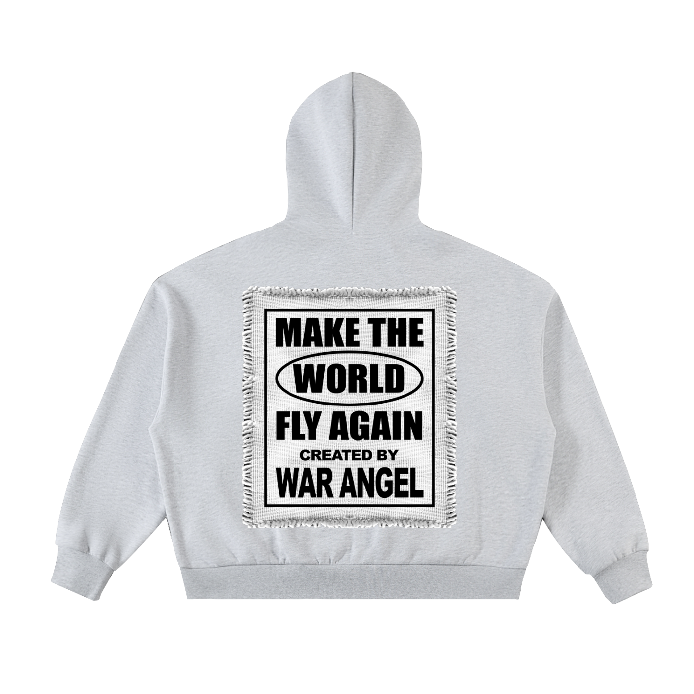 Fleeced Full-Zip Boxy Hoodie